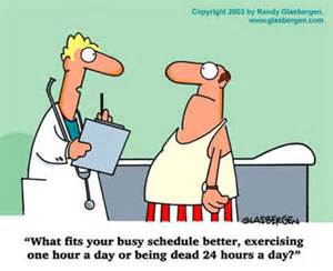 Exercise Cartoon What fits your schedule better